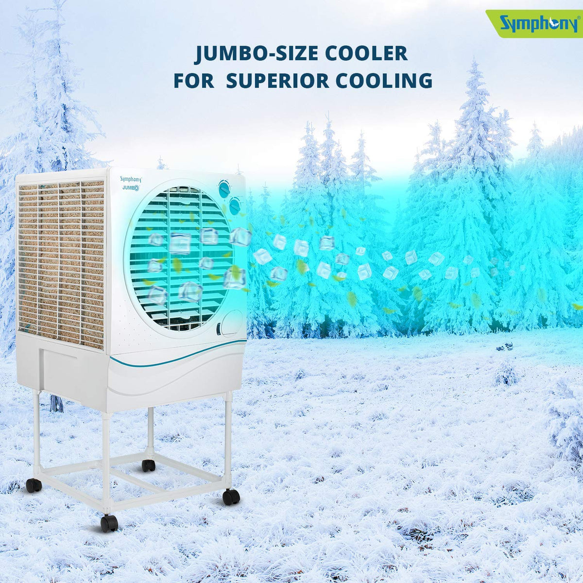 SYMPHONY JUMBO 70 AIR COOLER +TROLLY – Bansiwala Stores House of