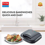 PRESTIGE SANDWICH MAKER GRILL FIXED BLAC