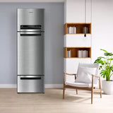 Whirlpool 260 L Frost Free Triple Door Refrigerator  (Magnum Steel, FP 283D Protton Roy alpha Steel (N) 20812