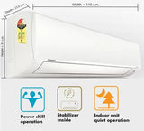 Daikin 2.02 Ton 3 Star Split Inverter AC - White  (FTKL71UV16T, Copper Condenser)