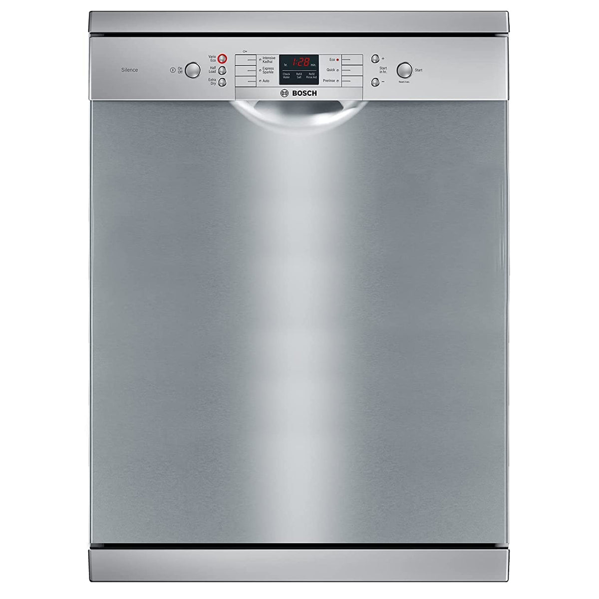 Bosch 13 Place Settings Dishwasher (SMS66GI01I, Silver Inox)