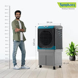 Symphony Maxwind 100EX Desert Air Cooler | Powerful Exhaust Fan | CFD Technology | Auto Louver Movement | Easy-Fill Tank | Compact Design | 230W Low Power Consumption | 1-Year Warranty