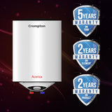 Crompton Acenza 25L Storage Water Heater (Geyser) with Superior Glassline Coating