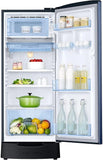 Samsung 183 L, 5 Star, Digital Inverter, Direct-Cool Single Door Refrigerator (RR20D2825CU/NL, Camellia Blue, Base Stand Drawer)