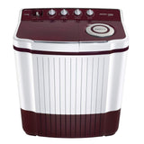 Voltas Beko 7Kg Semi Automatic Top Loading Washing Machine (WTT70DLIM,Burgundy)