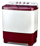 Voltas Beko 8kg Semi-Automatic Top Loading Washing Machine (WTT80DGRT, Burgundy)