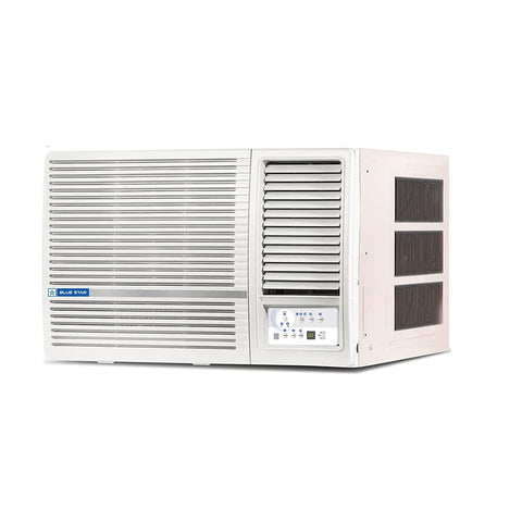 Blue Star 1.5 Ton 3 Star Fixed Speed Window AC (Copper, Turbo Cool, Humidity Control, Hydrophilic Blue Fins, Dust Filters, Self-Diagnosis, 2023 Model, WFA318GN, White) 