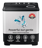 Samsung 10.5 kg, 5 star, Semi-Automatic Top Load Washing Machine (WT10C4260GG/TL, Air Turbo Drying, Light Gray,)