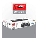 Prestige 3 burner Glass top, GTM 03, Black, Manual AI Marvel Plus