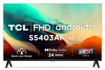 TCL 80.04 cm (32 inches) Bezel-Less S Series FHD Smart Android LED TV 32S5403AF (Black) 