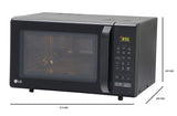 LG 28 L Convection Microwave Oven (MC2846BG, Black, with Free Starter Kit)