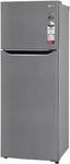 LG 288 L Frost Free Double Door 2 Star Convertible Refrigerator  (Shiny Steel, GL-S322SPZY)