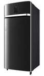 Samsung 215L 3 Star Inverter Direct-Cool Single Door Refrigerator (RR23C2E23BX/HL,Luxe Black) 2023 Model 