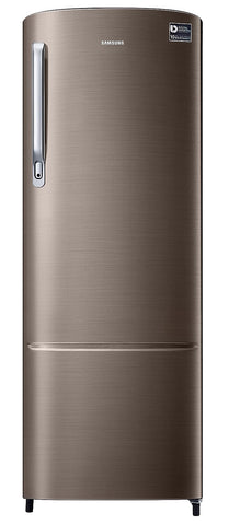Samsung 246L 3 Star Inverter Direct-Cool Single Door Refrigerator (RR26C3733DX/HL,Luxe Brown) 2023 Model 