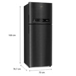 Whirlpool 411L 2 Star IntelliFresh Convertible Inverter Frost Free Double Door Refrigerator (IF INV CNV 455 Steel Onyx-Z, 2s, 2023 Model) 21857