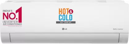 LG  2 Ton 3 Star Hot and Cold Split Dual Inverter HD (RS-H24VNXE, Copper Condenser)