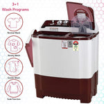 LG 10 kg 5 Star Semi-Automatic Top Loading Washing Machine (P1050SRAZ)