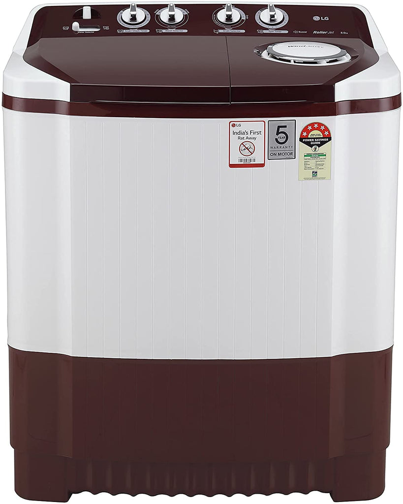 LG 8 kg Semi Automatic Washing Machine,(P8035SRAZ) – Bansiwala Stores -  House of Multi Brand Appliances