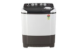 LG 8Kg Semi Automatic Washing Machine, Roller Jet Pulsator + Soak, (P8015SGAZ,Dark Gray) 