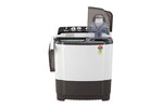 LG 8Kg Semi Automatic Washing Machine, Roller Jet Pulsator + Soak, (P8015SGAZ,Dark Gray)