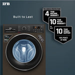 IFB 7 Kg 5 Star Front Load Washing Machine 2X Power Steam (ELITE MXS 7012, Mocha, In-built Heater, 4 years Comprehensive Warranty)