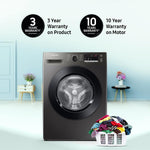 Samsung 9 kg, 5 Star, Digital Inverter Motor, Fully-Automatic Front Load Washing Machine (WW90T4040CX1TL, Hygiene Steam, Inox)